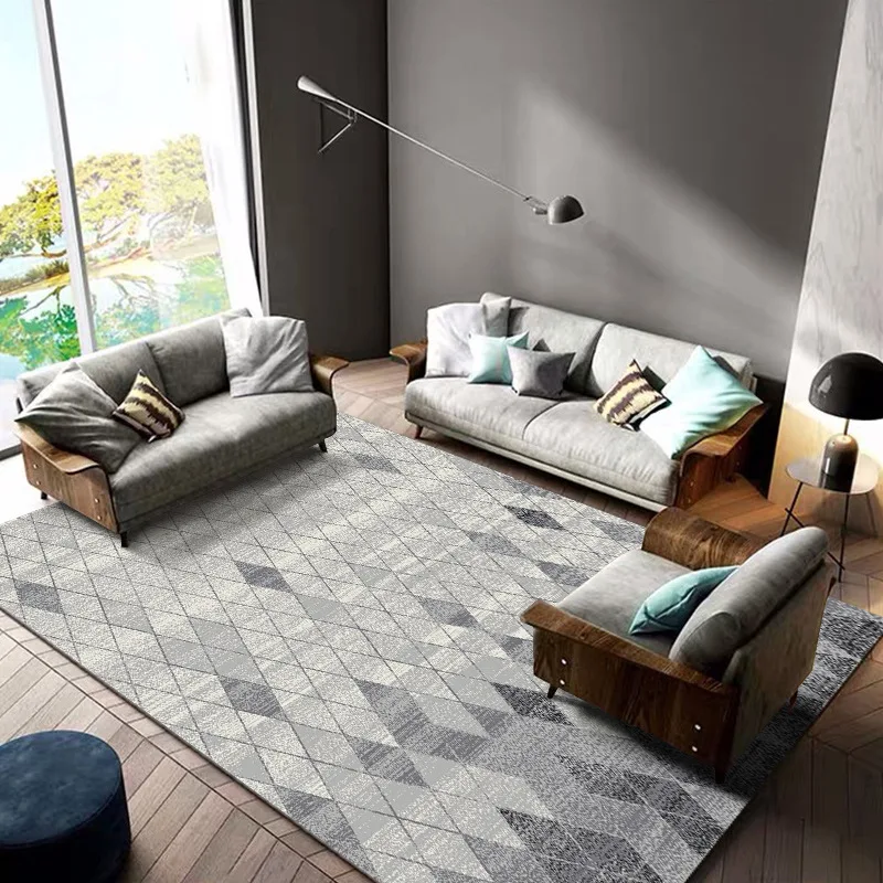 

Nordic Ins Modern Carpet Living Room Bedroom Simple Light Luxury Sofa Coffee Table Floor Mat Large Area Polypropylene Rug