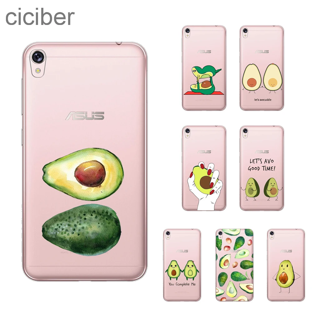 Ciciber милый чехол с авокадо для ASUS Zenfone Live 3 GO ZB501KL ZB500KL Max ZC520TL чехлы телефонов