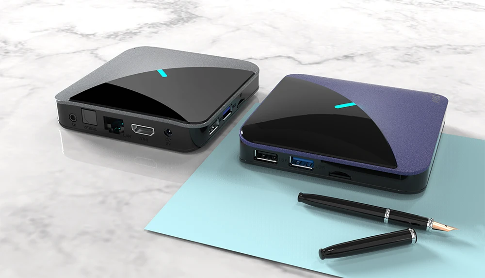 A95X F3 Air Smart tv Box Amlogic S905X3 Android 9,0 tv Box 4GB 64GB 2,4G 5G Wifi 8K RGB светильник медиаплеер 4K Netflix A95X Box