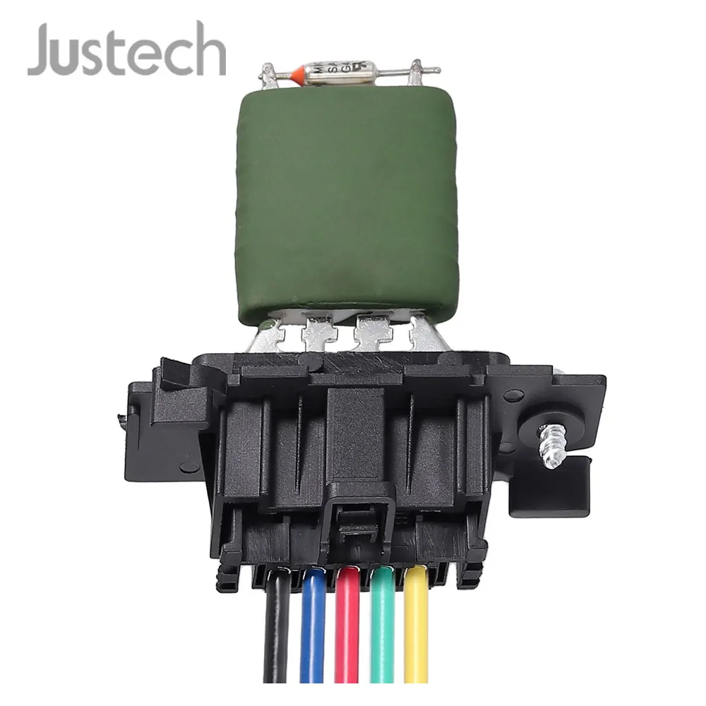 Jutech 12V 5 Pin нагнетатель отопителя вентилятор двигателя резистор с жгутом проводов