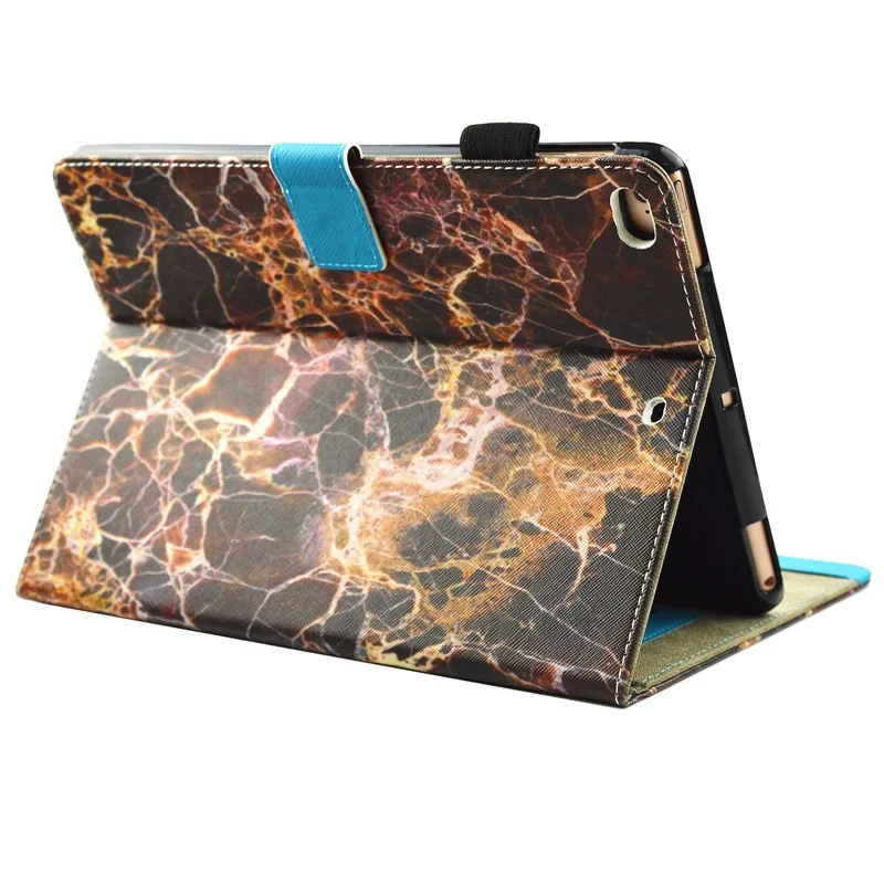 Чехол для iPad Pro 10 5 2017/iPad Air 2019 умный кожаный чехол с мраморным рисунком и слотом