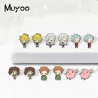 Серьги-гвоздики из акрила, с персонажами аниме Семь смертных грехов, для друзей, ручной работы, 2021