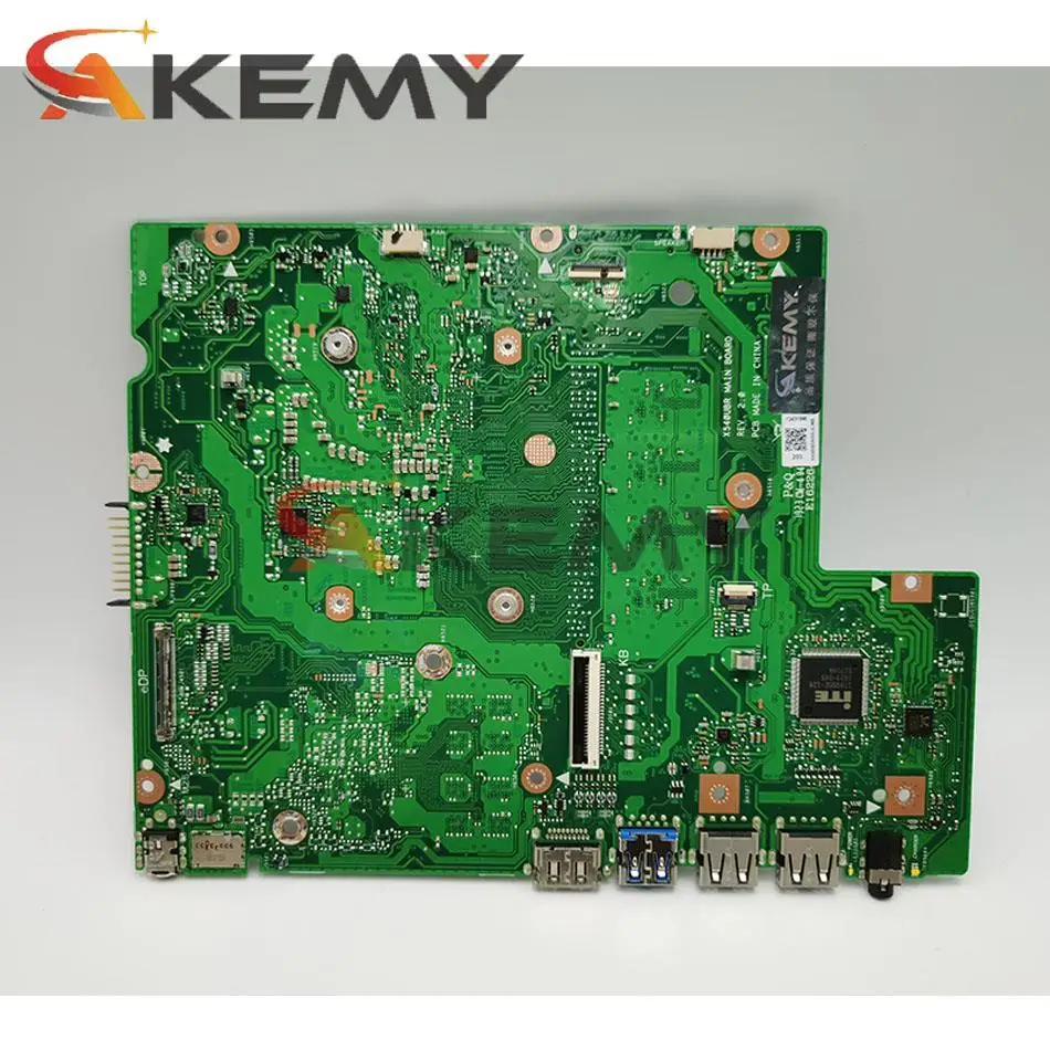 akemy for asus x540ua x540ubr x540ub x540u x540 laptop motherboard mainboard x540ua original mainboard with i7 7500u 8gb ram free global shipping