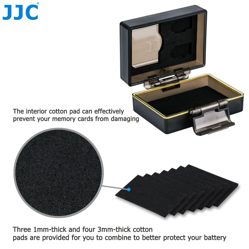 JJC Камера Батарея чехол слот для карт памяти Чехол Коробка SD карточка MSD Canon LP-E17
