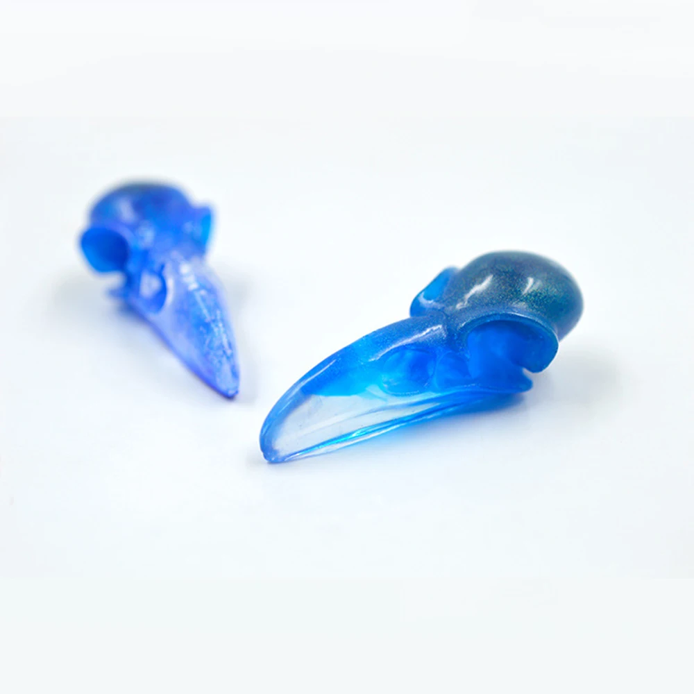 3D Ворон Череп Силиконовая Форма Птица Скелет голова форма Хэллоуин Изготовление