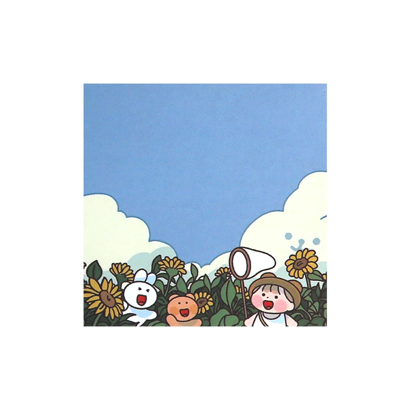 

60 Sheets Cute Sticky Note Memo Note Pads Stationary School Supplies