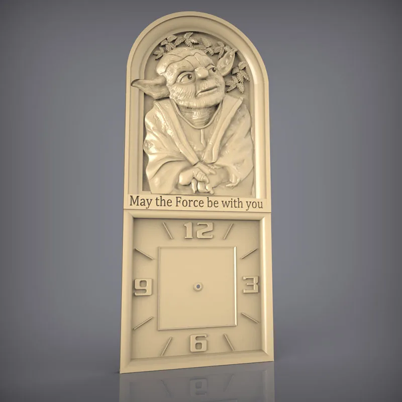 Модель STL рельef для фрезерного станка с ЧПУ 3D принтер Artcam Aspire Clock _ 65|Фрезы по
