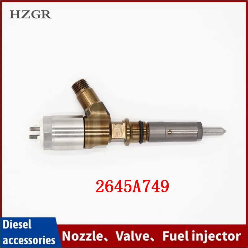 HZGR Common rail injector 320-0690 / 2645A749, new engine type, injector, suitable for excavator caterpillar, 3200690.