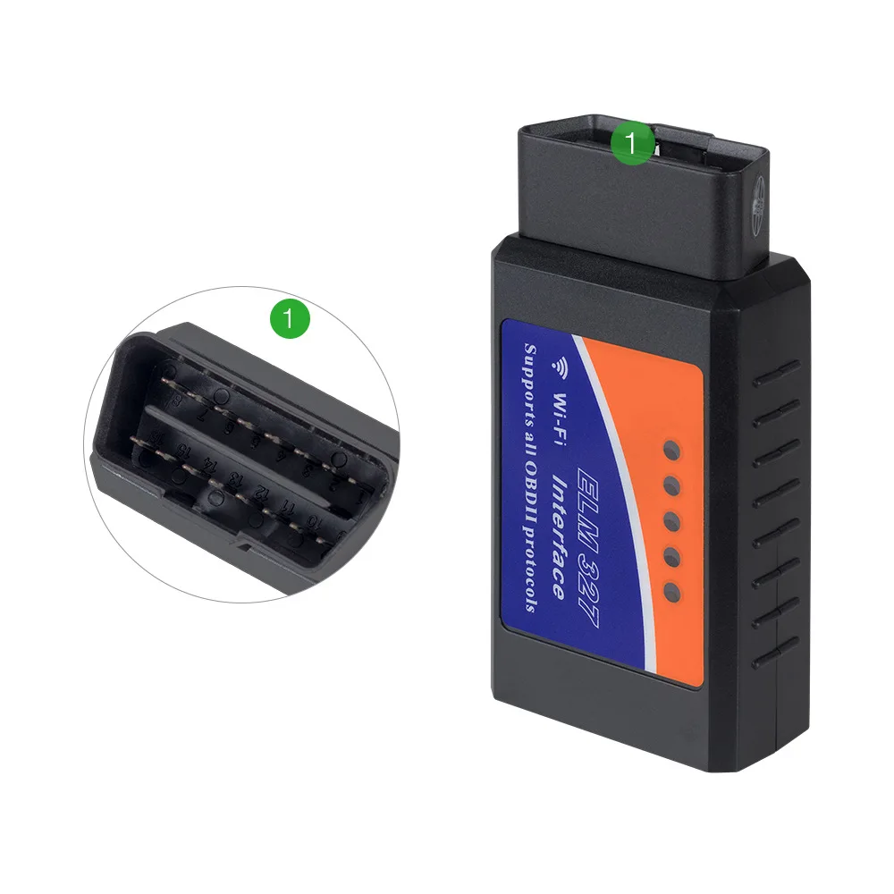 ELM327 WIFI OBD2 автомобильный диагностический инструмент для проверки Android Apple чип