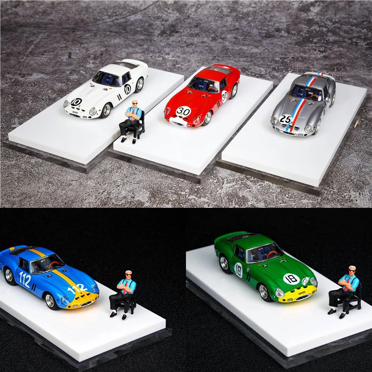 

1:64 JEC 250 GTO гоночная резиновая модель автомобиля