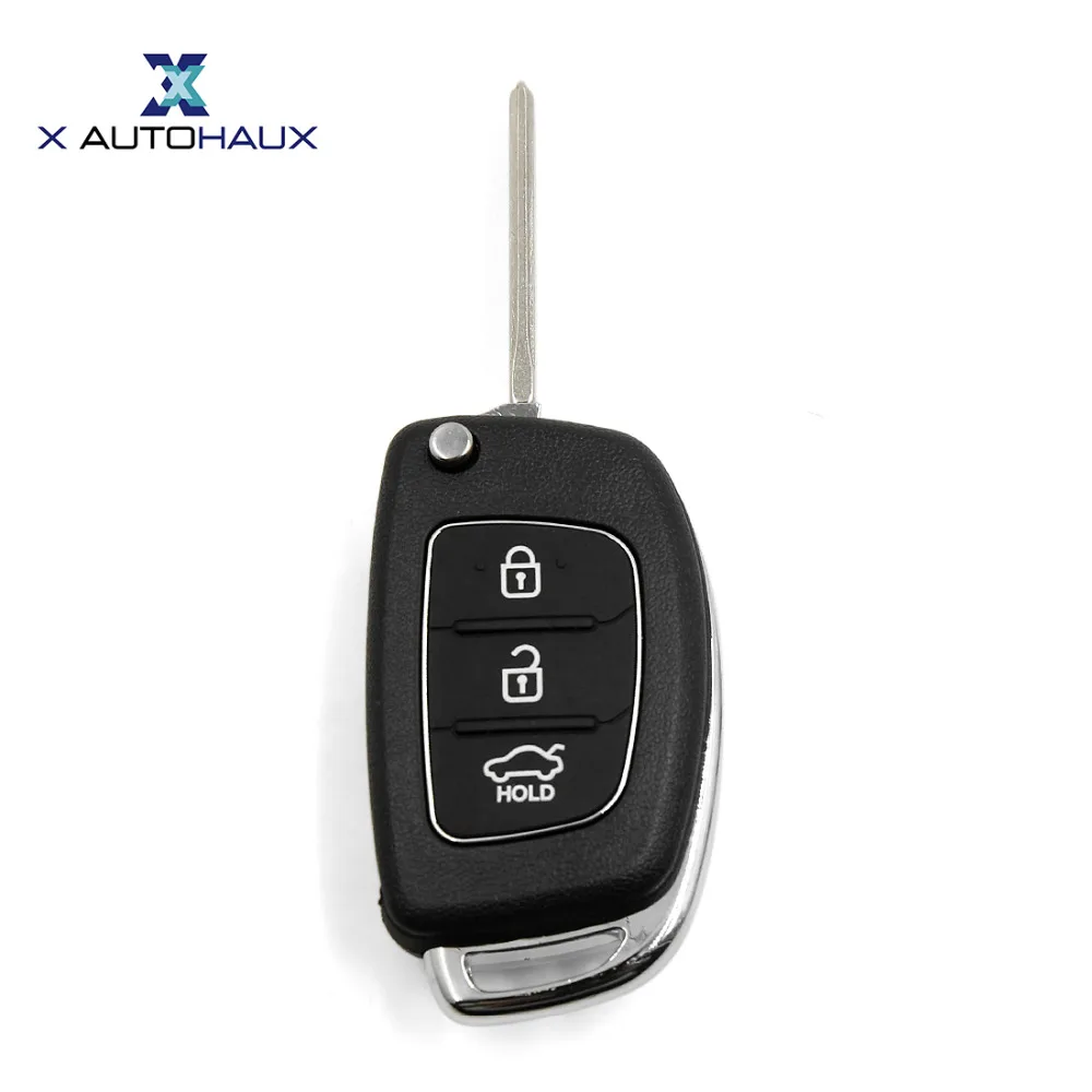 X AUTOHAUX складной ключ с 3 кнопками чехол брелока Дистанционного Управления замена