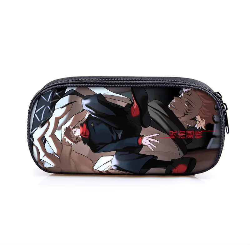 

New Anime Jujutsu Kaisen Pencil Case Children School Supplies Pen Bag Student Pen Bag Boys Girls Pencil Pouch Stationery Cases