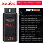 Автомобильные аксессуары OBD2, MPPS V18.12.3.8, основной трехколесный мультизагрузчик MPPS V18 с разрывным тросом, автомобильный инструмент, поддержка нескольких языков