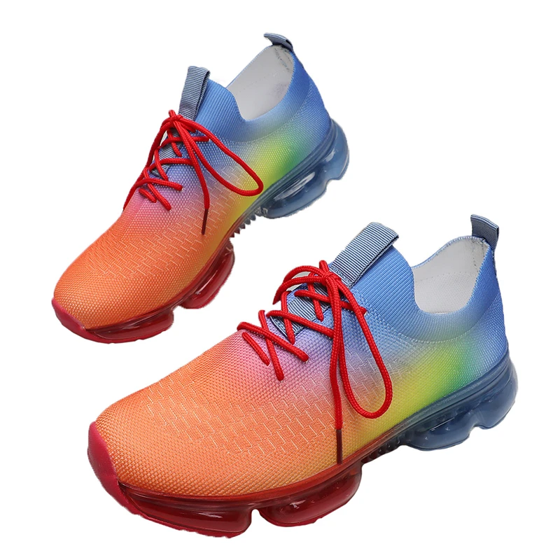 

2022 Spring and Summer New Women's Outdoor Sports Shoes Breathable Lightweight Vulcanized Shoes Comfortable Casual Tennis Shoes