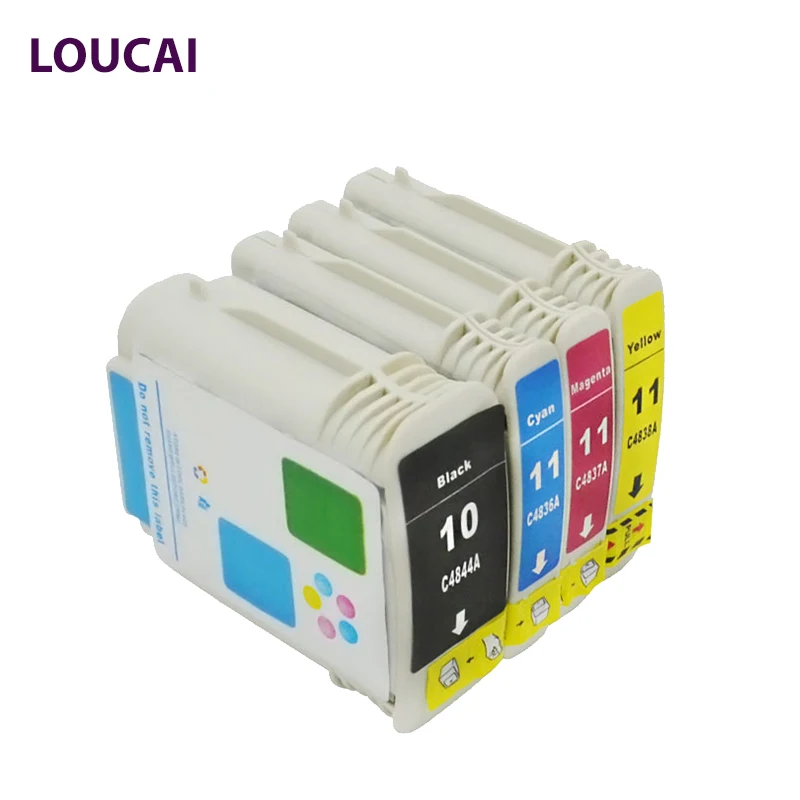 Совместимый с LouCai чернильные картриджи для HP 10 11 Designjet 110 100plus C4844A Inkjet 2800dt 2800dtn