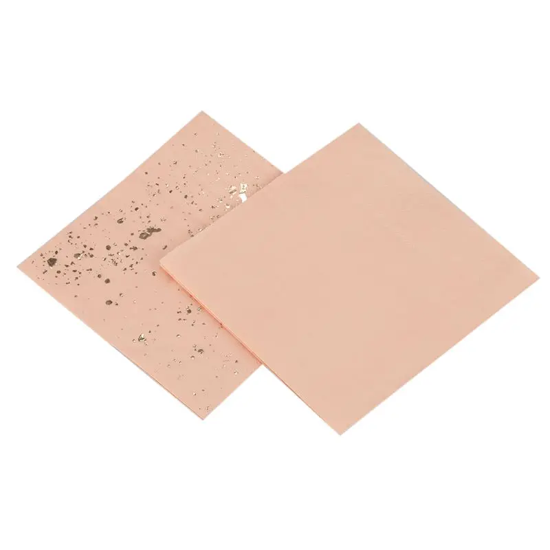 Золотая Блокировка розовая мраморная текстура одноразовая посуда набор