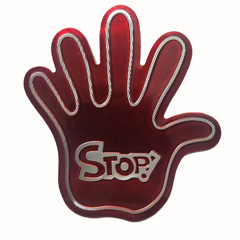 Наклейка с эмблемой для стайлинга автомобиля Stop Hand 2 наклейка | Автомобили и