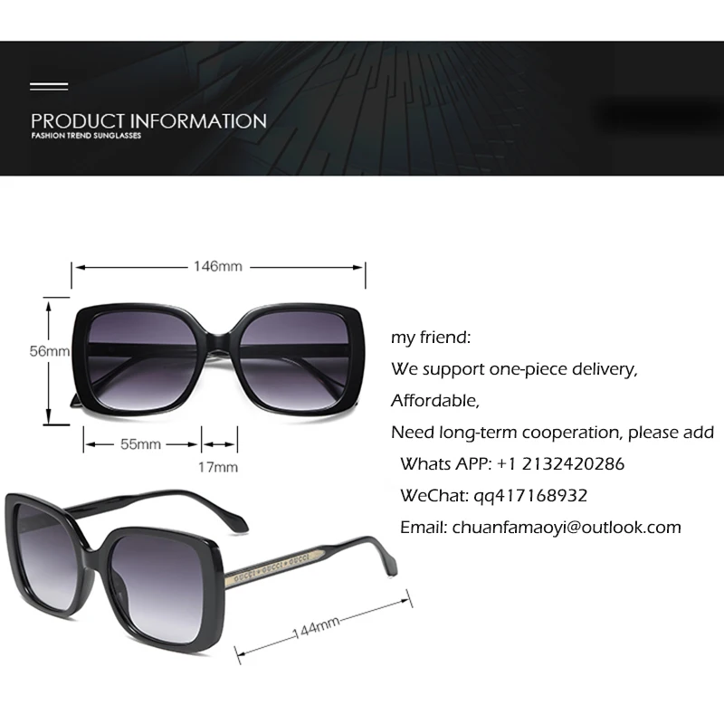 

Luxury Lens with Box Men's Sunglasses UA400 Polarized Fashion Style Women's Sunglasses Brand Design Glasses Outdoor Driving