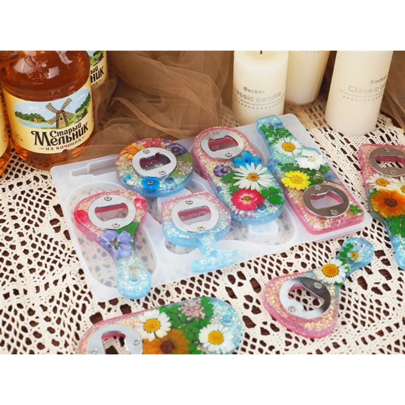 Форма для открывалки бутылок форма подставки из смолы большая силиконовая под