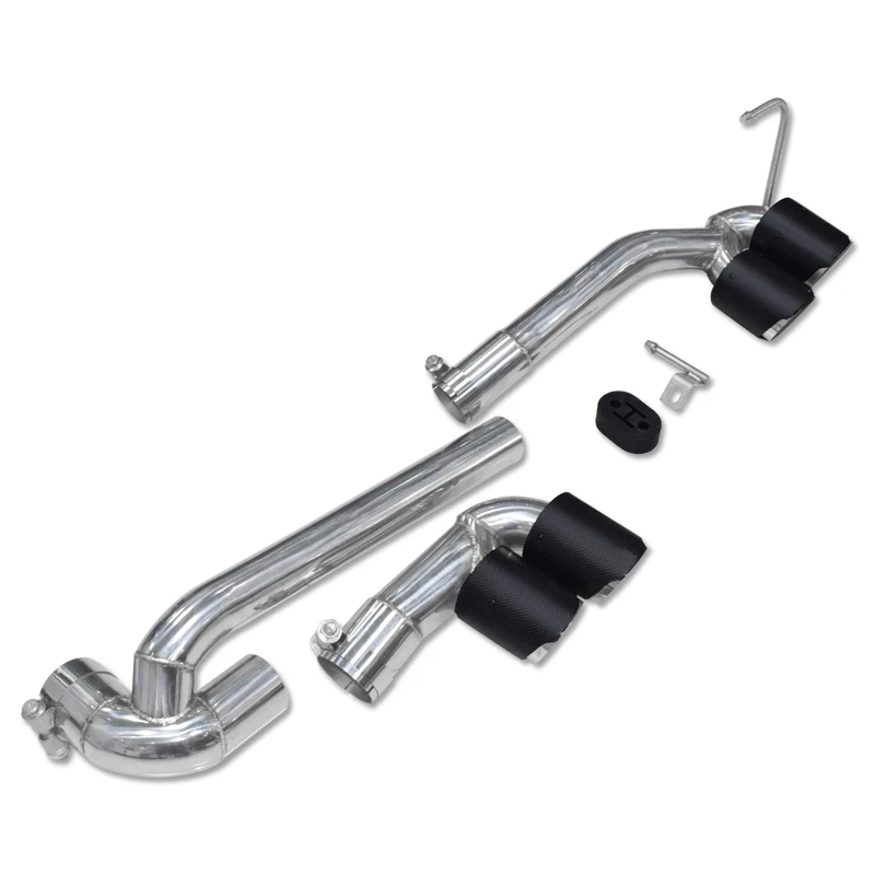 1 комплект глушитель выхлопной трубы из нержавеющей стали для BMW E90 E92 320 318