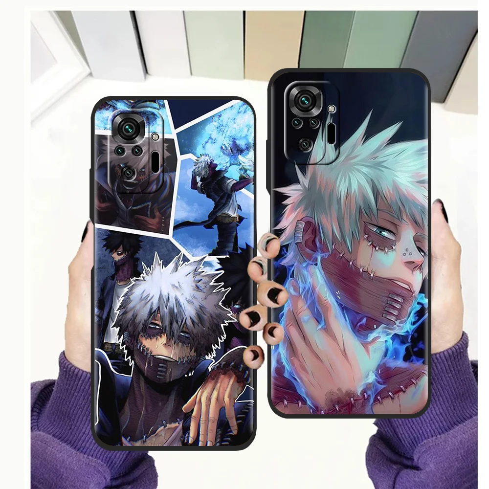 

Anime Dabi Phone Case for Redmi Note 11 Pro Plus 7 8 8T 9S 9 10 Pro K40 Gaming 8 9 9A 9C Plus Shockproof Silicon Shell Coque TPU