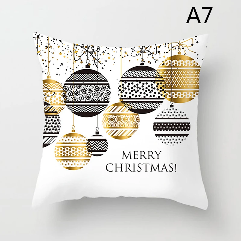 Популярная винтажная хлопковая Милая подушка в рождественском стиле с