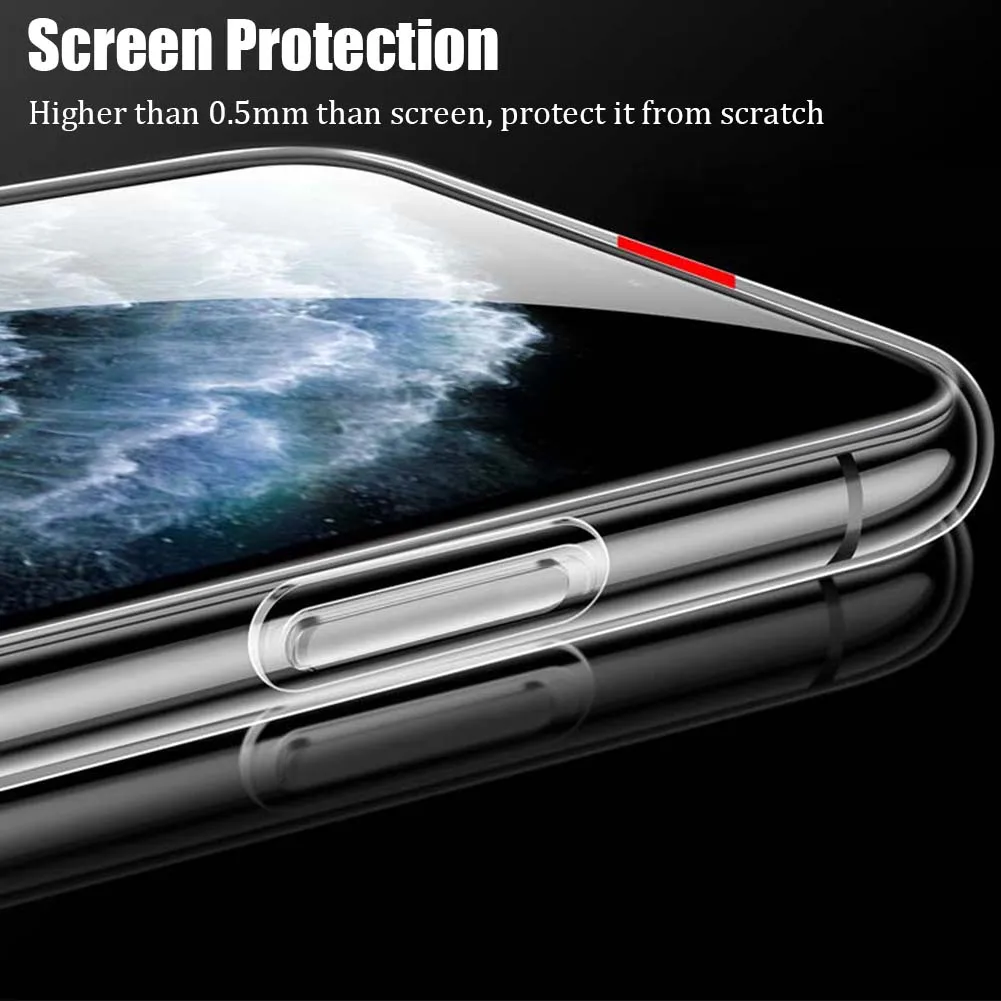 Прозрачный мягкий чехол из ТПУ для iPhone 11 Pro Max ультратонкий прозрачный
