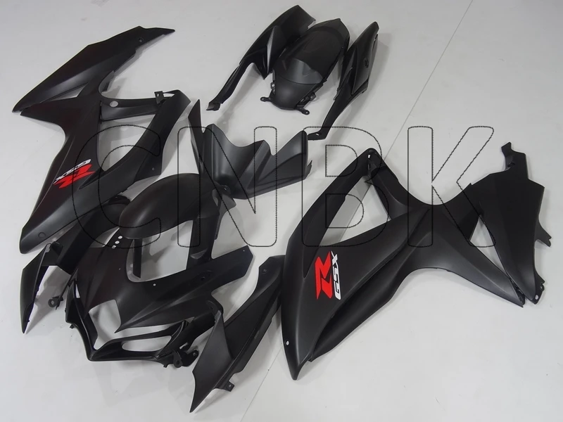 GSX R 750 2009 Набор для всего тела GSXR 2008 Matte Black набор Suzuki GSXR750 2010 K8 обтекатель