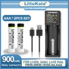 Аккумуляторная батарея Liitokala, 1,2 в, AAA, 900 мАч