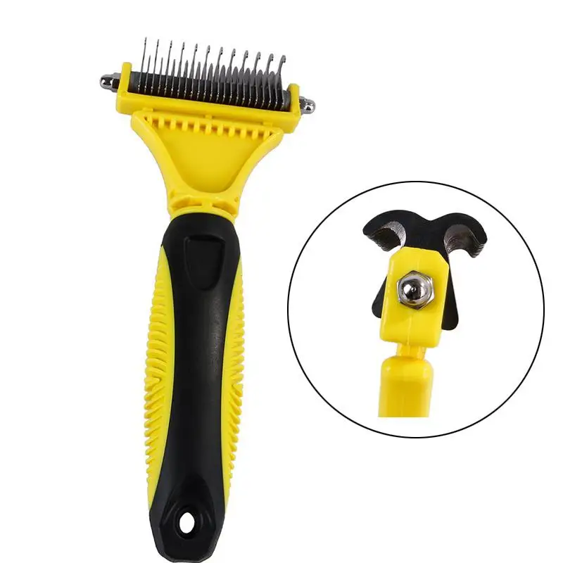 Триммер для вычесывания шерсти домашних животных кошек собак уход за шерстью
