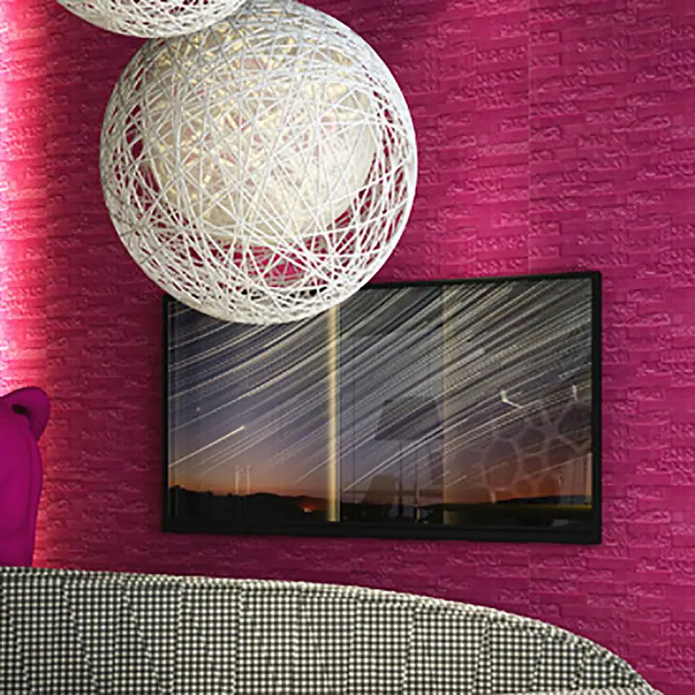 Креативный декор для гостиной Самоклеящиеся 3D кирпичные настенные наклейки