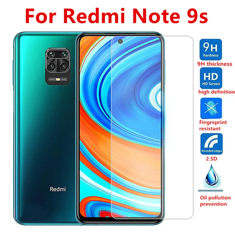 

3pcs 9H Protective Glass For Xiaomi Redmi Note9 4G Note 9 Pro 5G Safety Tempered Glass For xiomi redmi note 9s Note 9 s Glass
