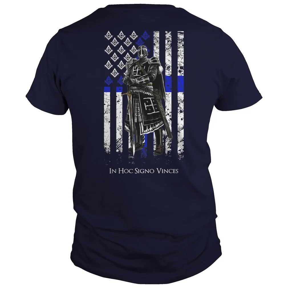 

Latin Phrase: In Hoc Signo Vinces. Knights Templar Crusader T-Shirt. Summer Cotton Short Sleeve O-Neck Mens T Shirt New S-3XL