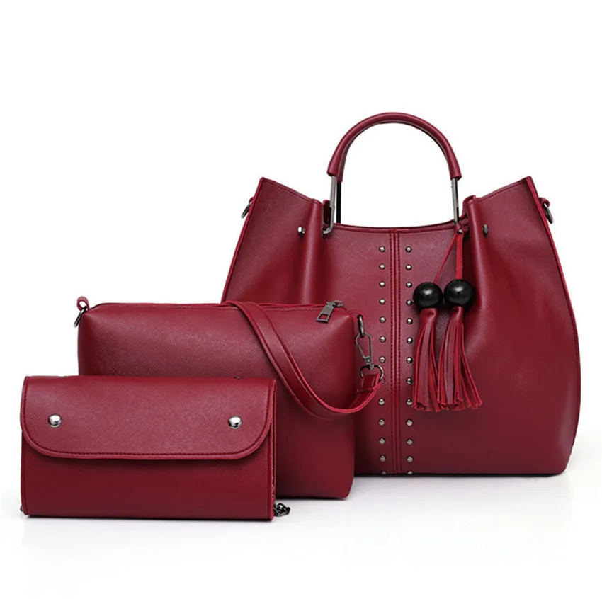 Ручные сумки большого размера для женщин B2B Market Bolsos De Mujer синяя простая сумка из 3