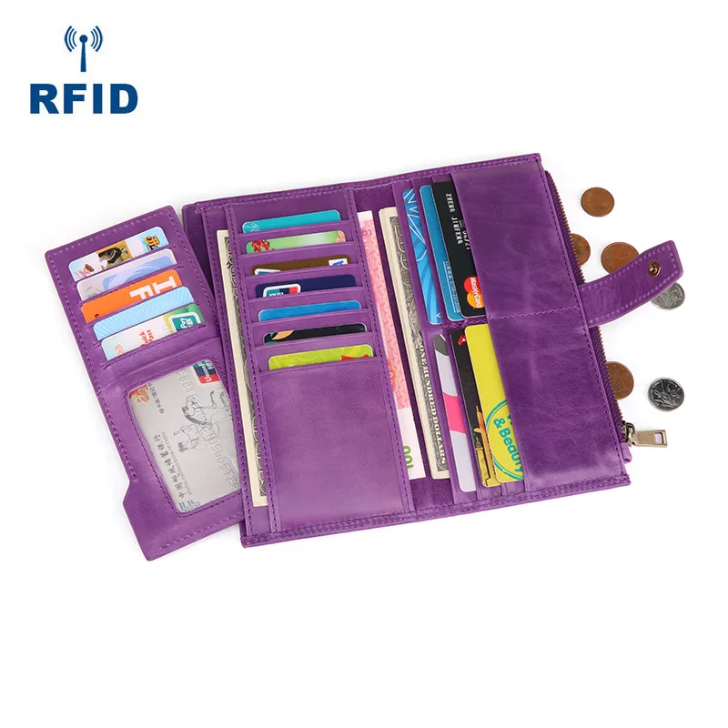 

RFID держатель для карт, Женский кошелек, кошельки, Женский кошелек для кредитных карт, натуральная кожа, женская сумка для карт, кошелек для м...