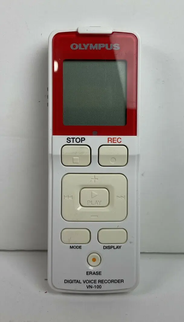 

VG Olympus VN-100 Pocket Цифровой диктофон 74 часа записи времени белый красный