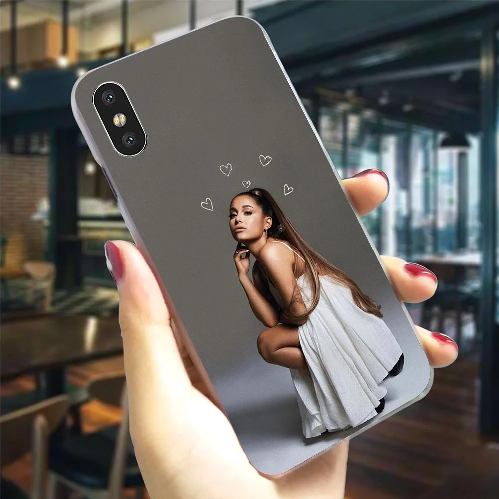 K2522001 Чехол для телефона с рисунком Ariana Grande чехол для iPhone 6 5 5S SE 6 S/6 6S Plus 7 8/7 8 Plus X XS XR Xs Max, Жесткий Чехол - Цвет: K2522001
