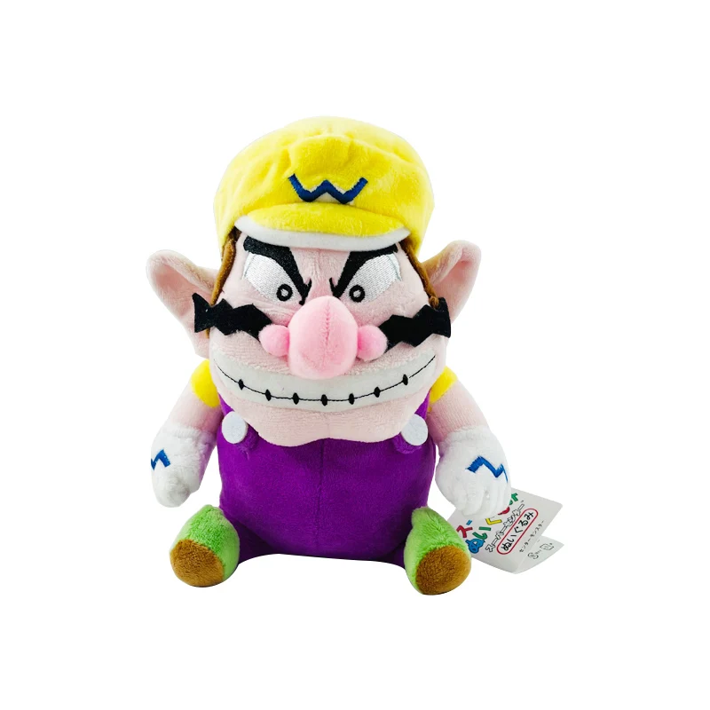 Новая Милая Классическая игра Super Mario Плюшевая Wario 25 см детские мягкие игрушки для