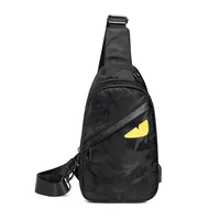 multifunctional messenger bag mens bag trendy waterproof oxford cloth usb shoulder messenger bag outdoor shoulder bag