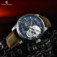 pagani design2021 new casual fashion sports automatic mens watch deep waterproof leather hand watch super personality