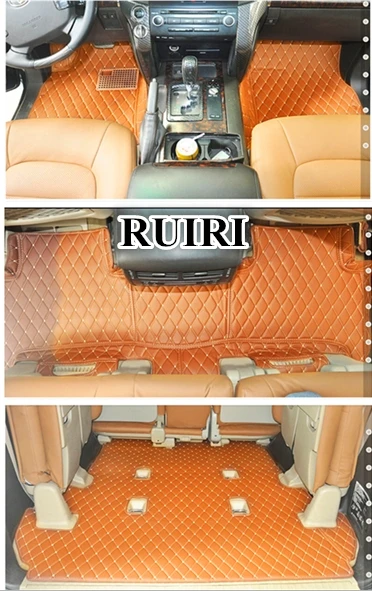 Специальные автомобильные коврики на заказ + коврик для багажника Toyota Land Cruiser 200 7