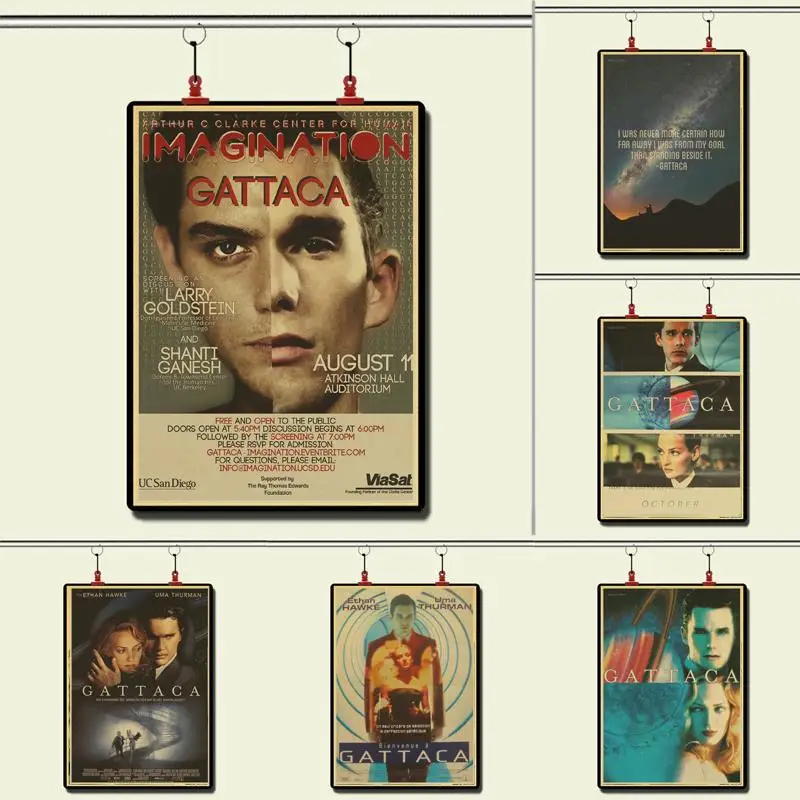 Гаттака Ретро Винтаж крафт плакат декоративный DIY стикер на стену постеры | Наклейки на стену -32781023720