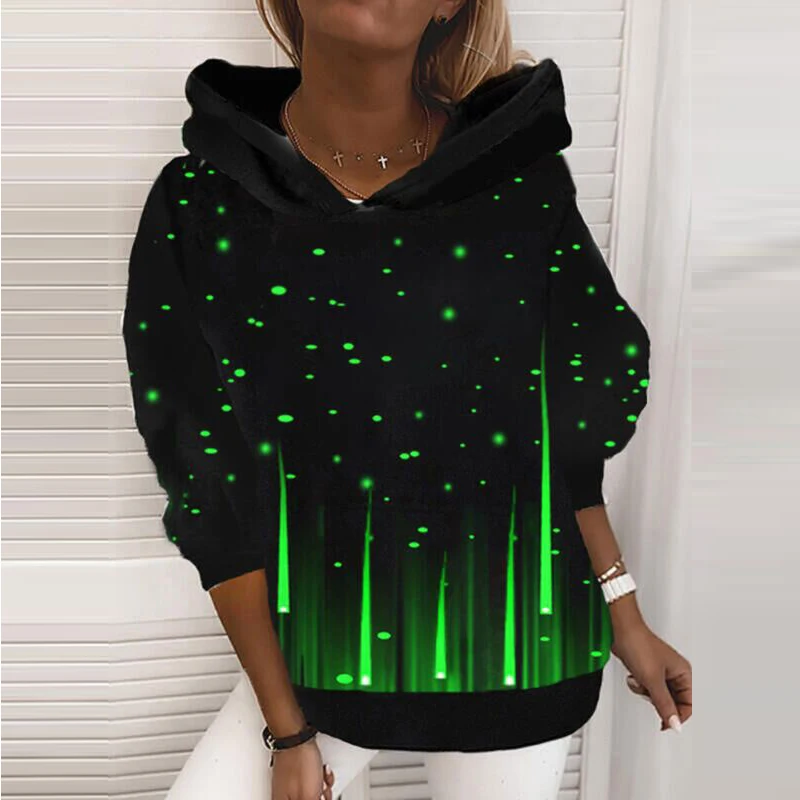 

New Women Print Long Sleeve Hoodies Sweatershirt women 2020 s-3xl