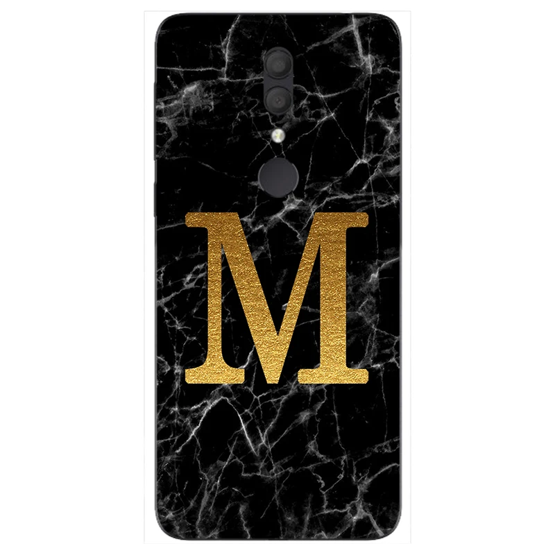 Чехол для телефона Alcatel 1V 5001U 1S 5024D 1C 5003D 1X 5008Y 1 2019 с мраморным золотым фоном и мягкой печатью.