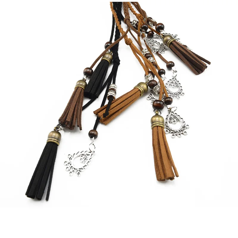 Новый дизайн женская мода тканая поясная веревка универсальное платье с