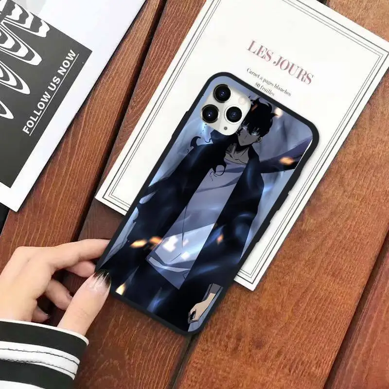 

Solo leveling Japan anime Phone Case for iPhone 11 12 pro XS MAX 8 7 6 6S Plus X 5S SE 2020 XR