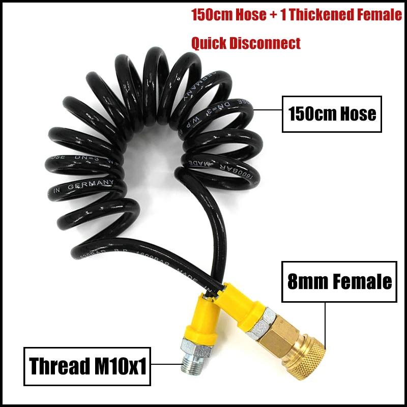 PCP Airforce Пневматика 150 см длинный нейлоновый прочный воздушный шланг насос