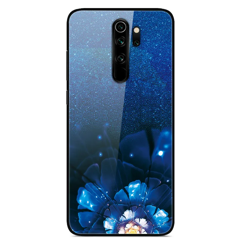 46 Для Xiaomi Redmi Note 8 Pro Чехол из закаленного стекла жесткий стеклянный чехол для телефона для Xiaomi Redmi Note 8 чехол для Redmi Note 8T Note8 - Цвет: 46