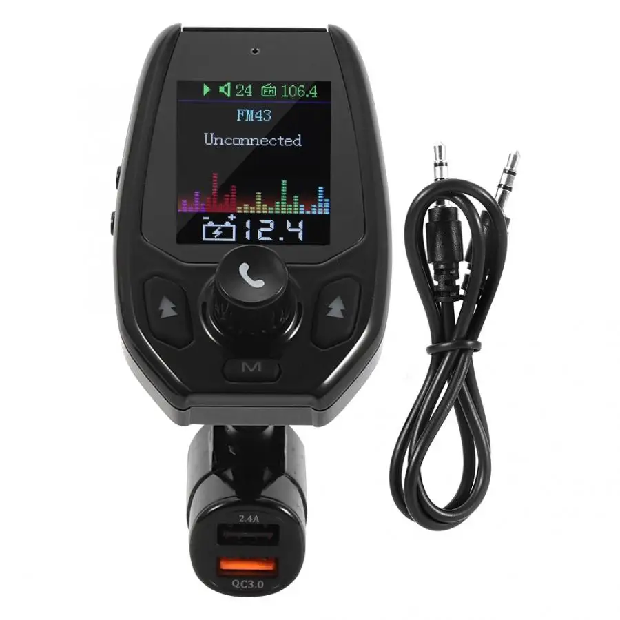 1 8 в автомобиль MP3 аудио плеер FM43L модулятор двойной USB зарядное устройство