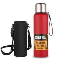 double wall insulated water bottle w 2 lids 304 stainless steel water bottle wide mouth best gift for christmas
